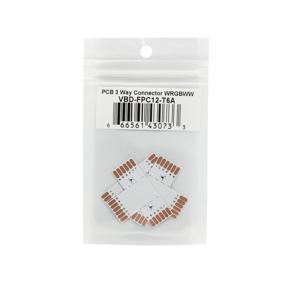 3 Way Expansion Connector For WRGBWW strip Light