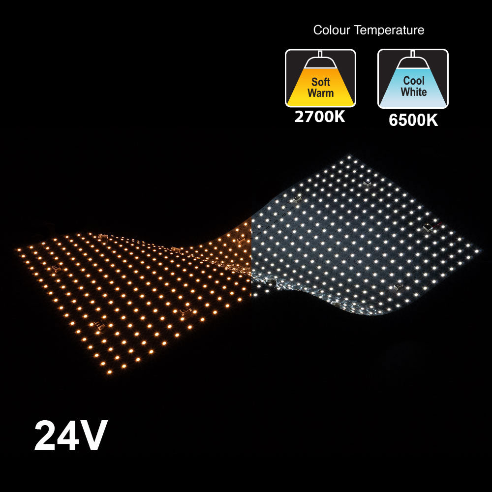 Flexible LED Light Sheet for behind Stone and Glass