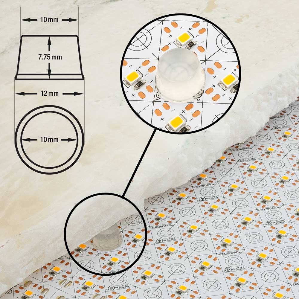 Flexible LED Light Sheet for behind Stone and Glass
