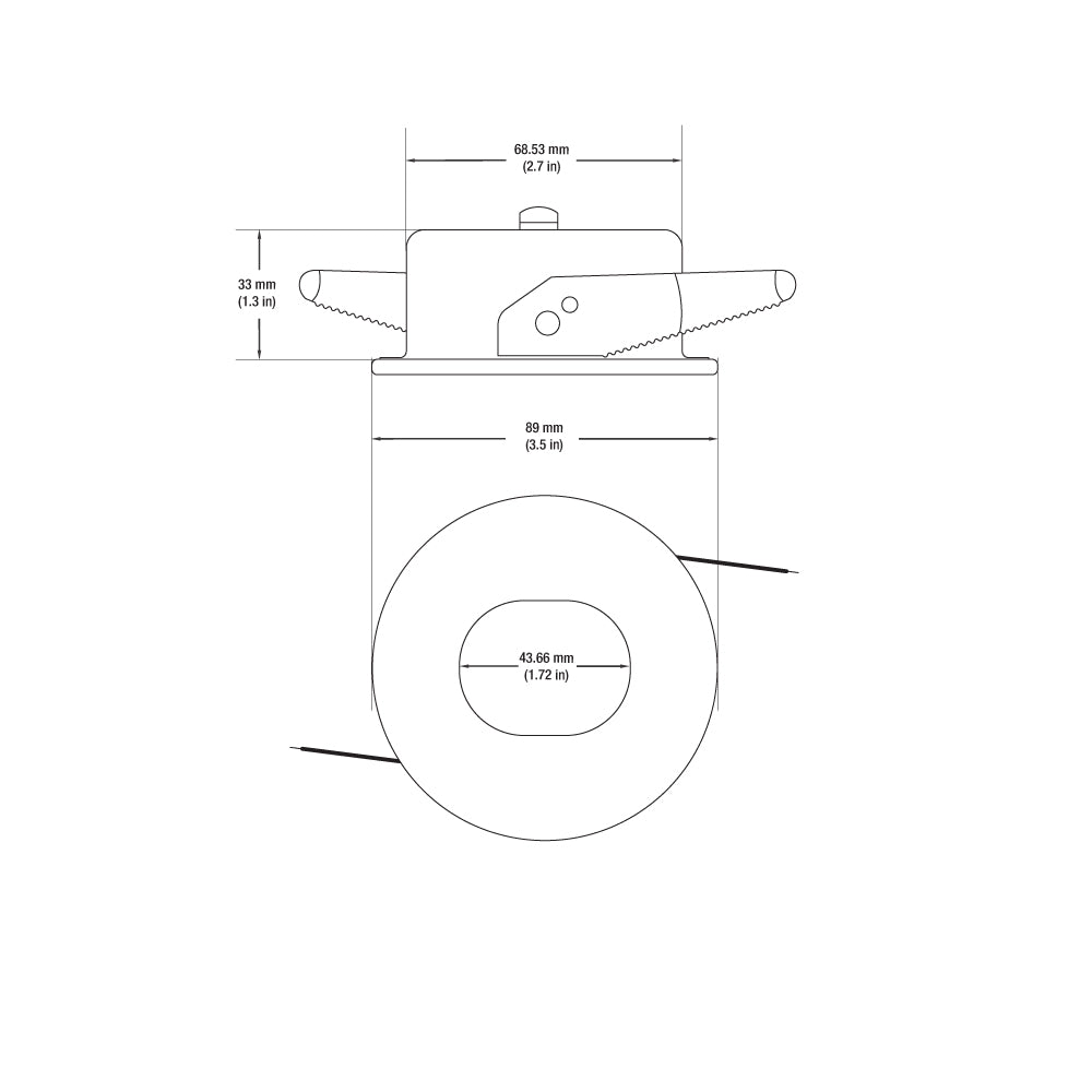 VBD-MTR-79W Low Voltage IC Rated Recessed LED Light Fixture