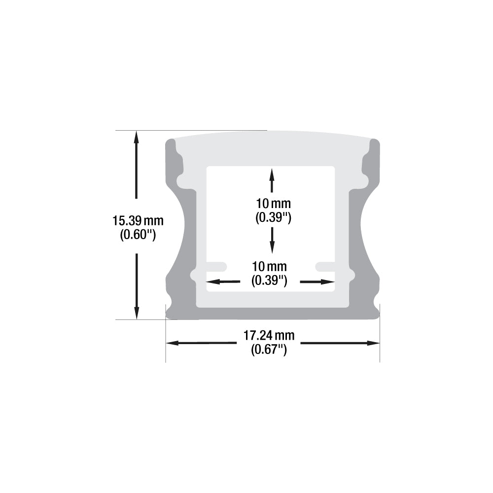 Waterproof Aluminum Extrusion for LED Strips