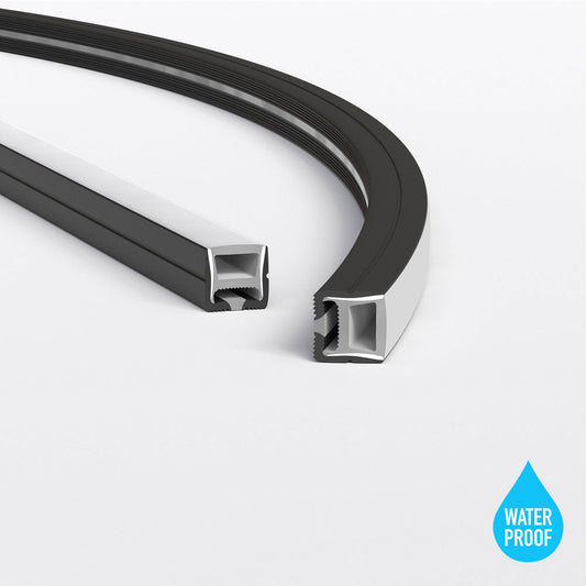 Black Silicone Flexible LED Neon channel VBD-N1212-SF-B
