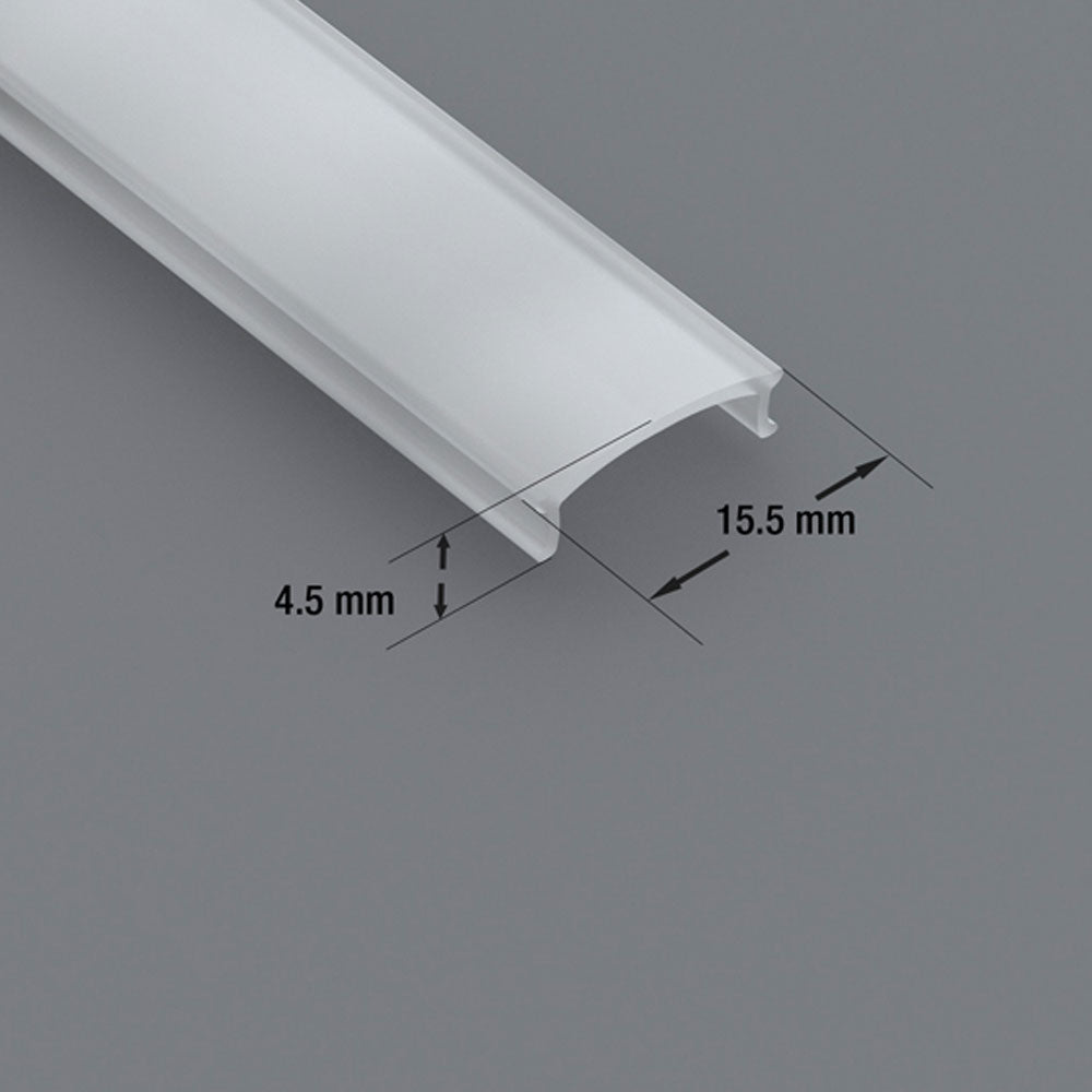 PC White Frosted Cover for S4B and RF1B LED Channels, 2.4meter (94.4inches)