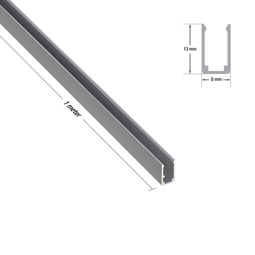 1Meter (3.2ft) LED neon mounting linear holder VBD-CLN0612-LI