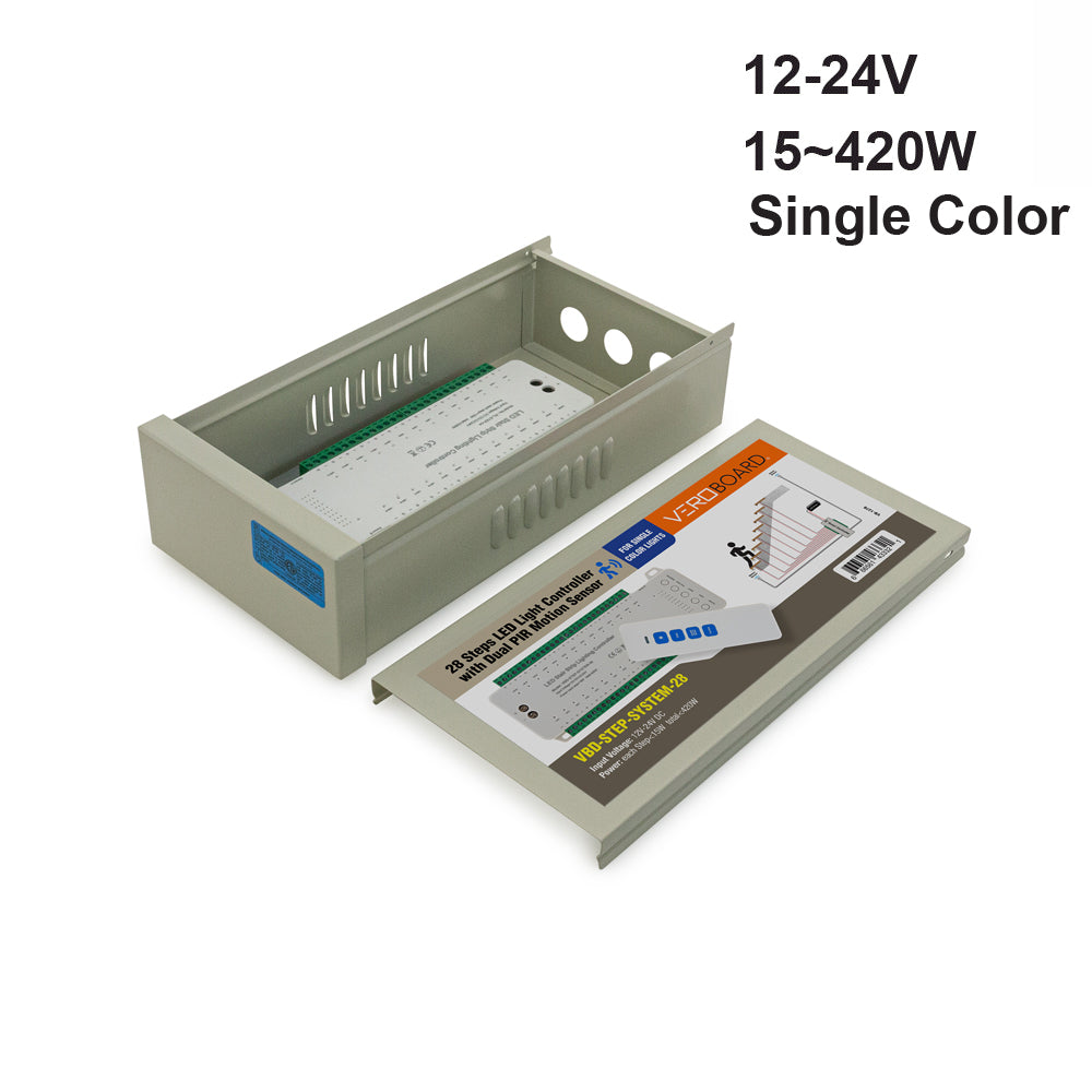 28 Steps LED Stair Controller with Dual PIR Motion Sensor – Gekpower-Canada