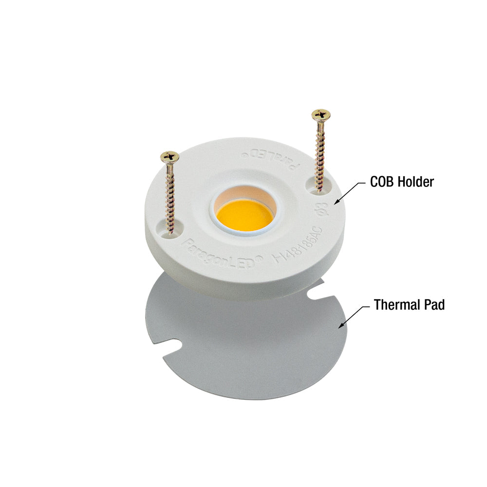 CBAC-042-36185-120V-2700K COB Paragon LED Module with H48185 LED Holder, 120V 11W 2700K(Soft White), Gekpower