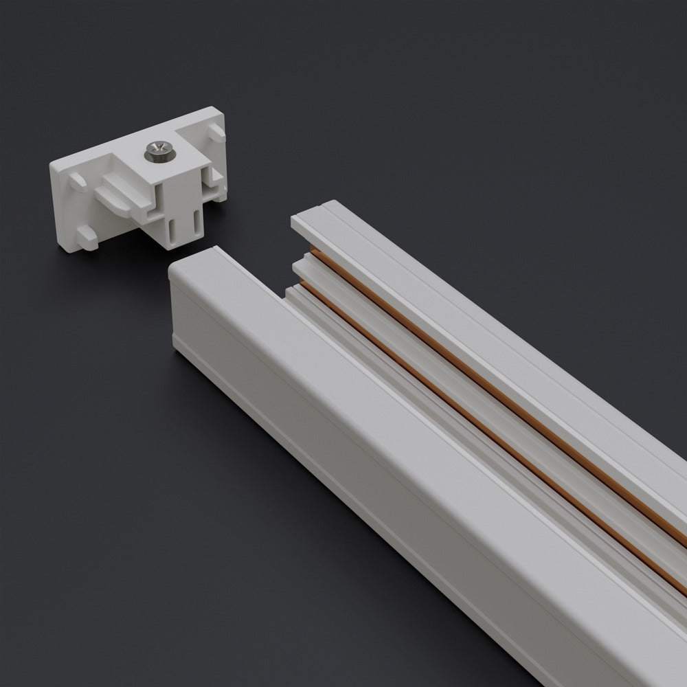 8ft White H-Type LED Track Lighting Channel VBD-0308-TCHW