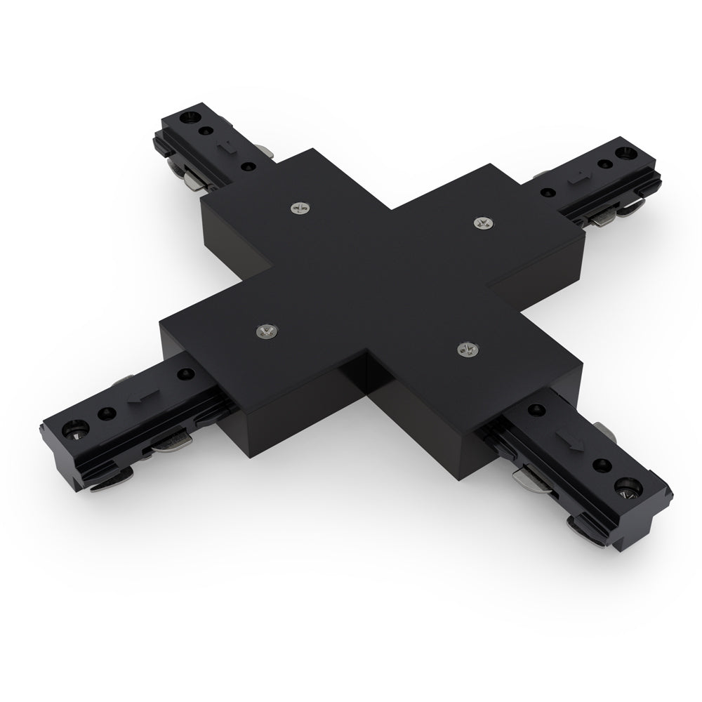 Track Cross Joiner Black H-Type VBD-0337-CJB