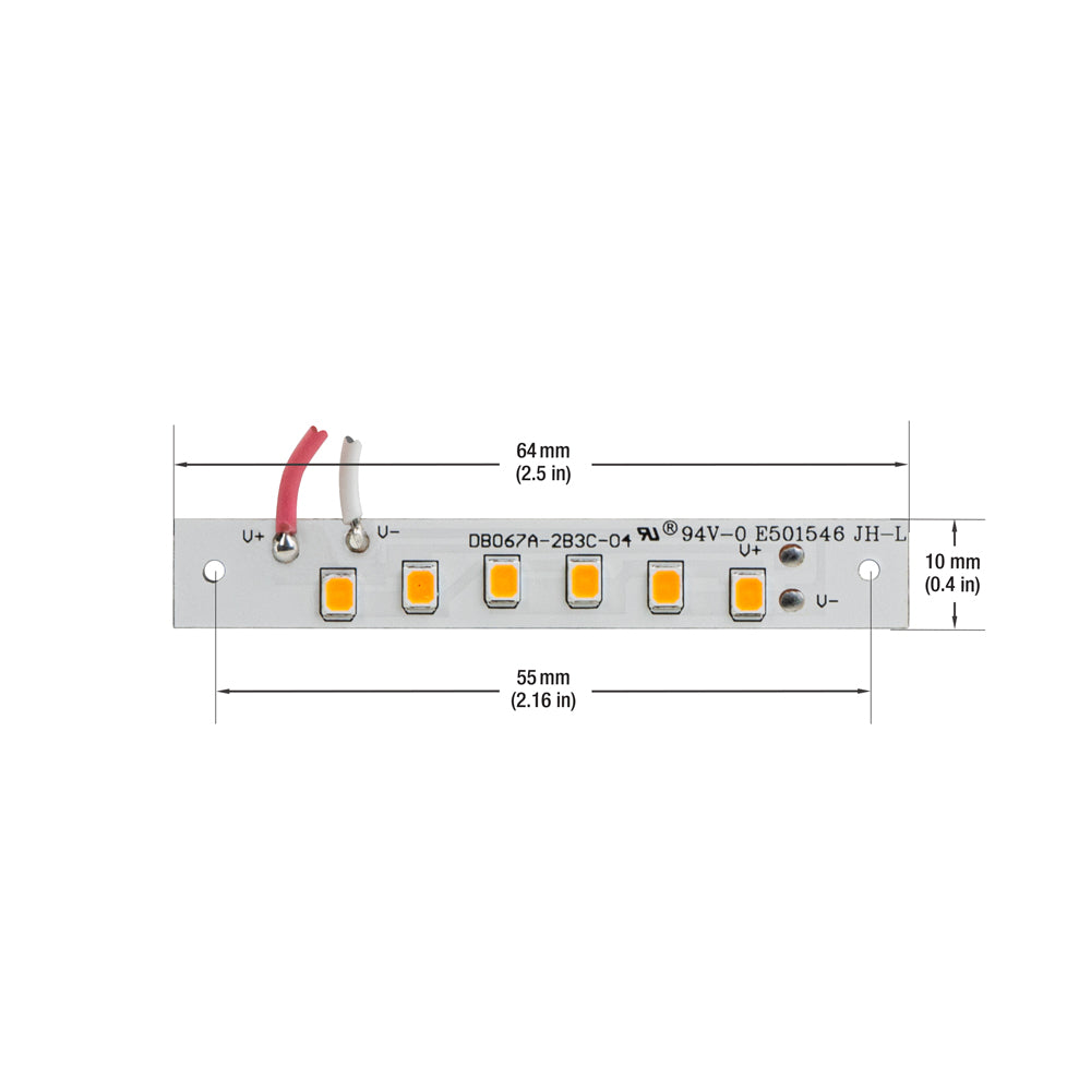 Constant Voltage LED Module dimmable 12V 3W 3000K(Warm White)