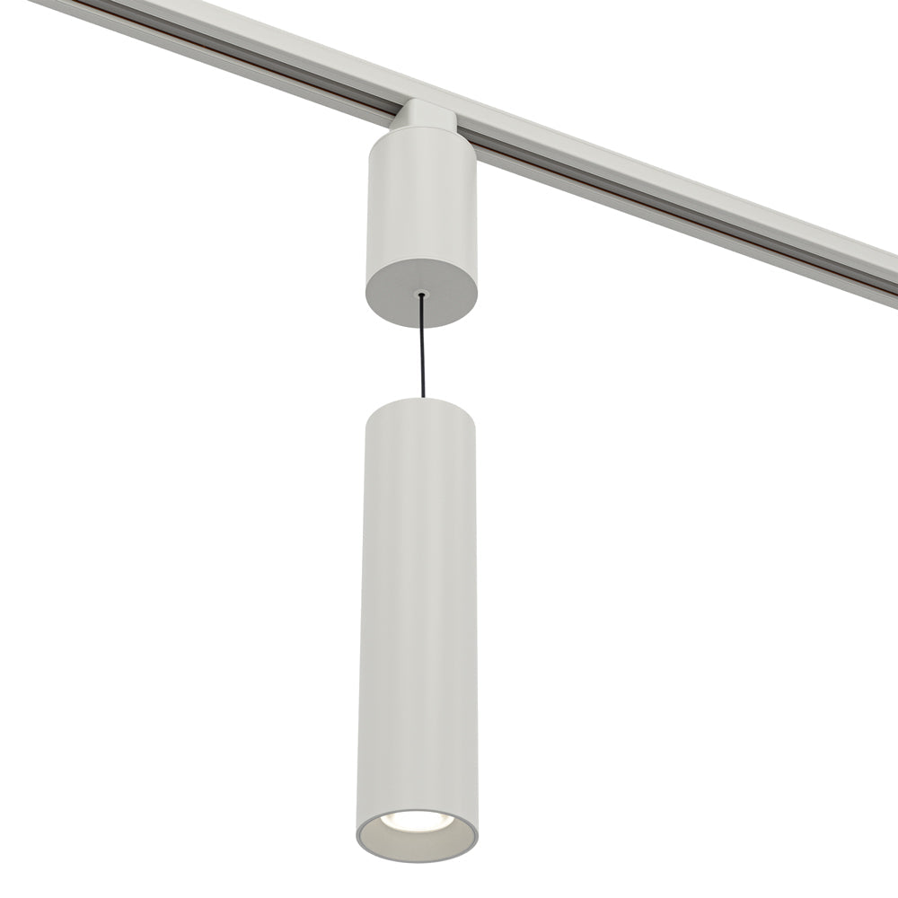 Adjustable height white Track Pendant Light Dimmable VBD-GD22D10D-3CCT-W, 120V 10W 3CCT 36 Degree