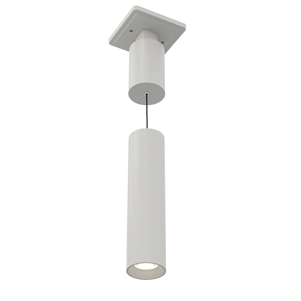Adjustable height white Track Pendant Light Dimmable VBD-GD22D10D-3CCT-W, 120V 10W 3CCT 36 Degree