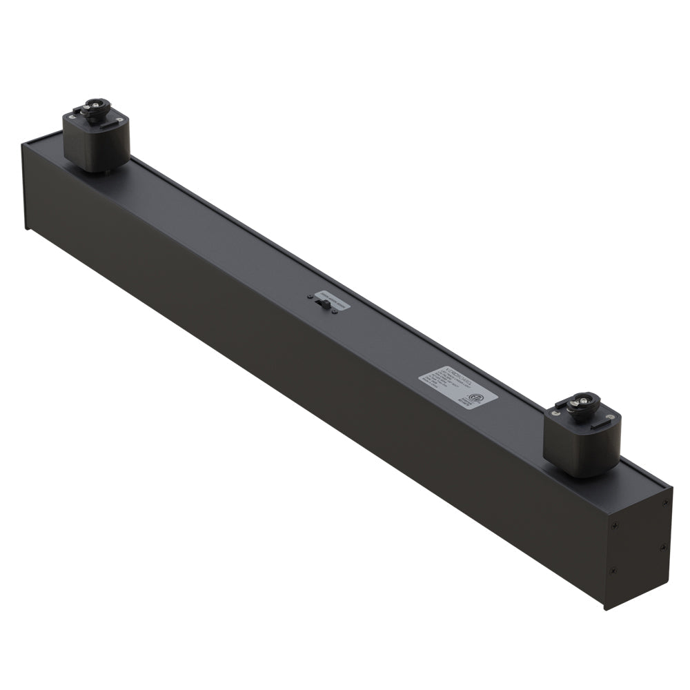 2ft Linear Black LED Track Light Head VBD-LW-TRL30W-BK, 120V 30W 3CCT(3K, 4K, 5K)