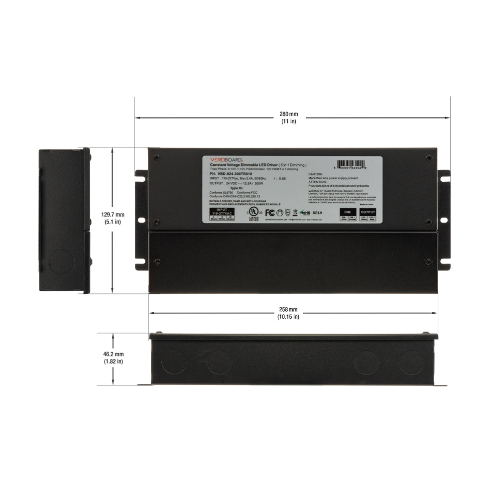 5 in 1 Dimming LED Driver VBD-024-300TR010