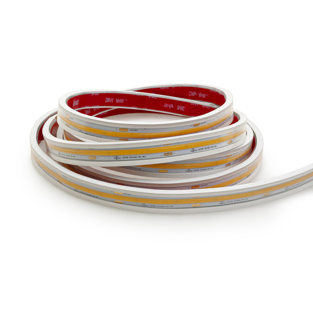 Custom cut Outdoor COB LED Strip Light, 24V 4.5(w/ft) 363(Lm/ft) CCT(2.7K, 3K, 3.5K, 4K, 5K) per foot
