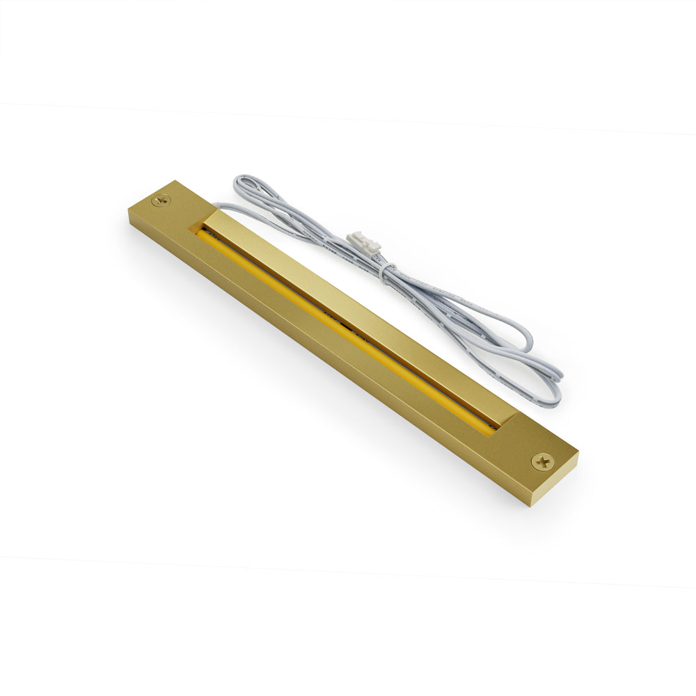 8 Inch Gold Linear Cabinet/Shelf Light 24V 4.5W