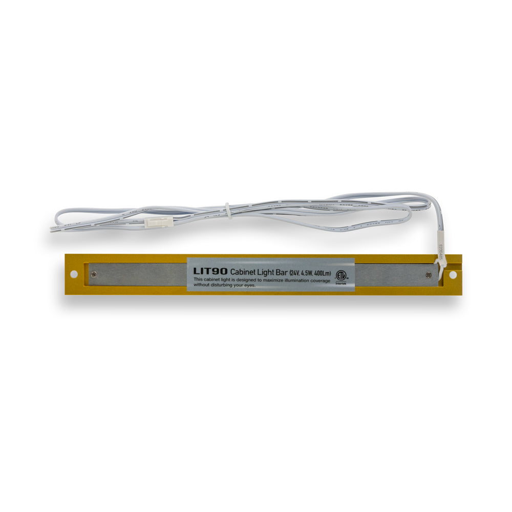 8 Inch Gold Linear Cabinet/Shelf Light 24V 4.5W