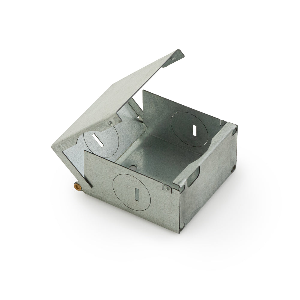Small Metal Junction box 58.5 x 57 x 31.5mm (2.3 x 2.2 x 1.2in)