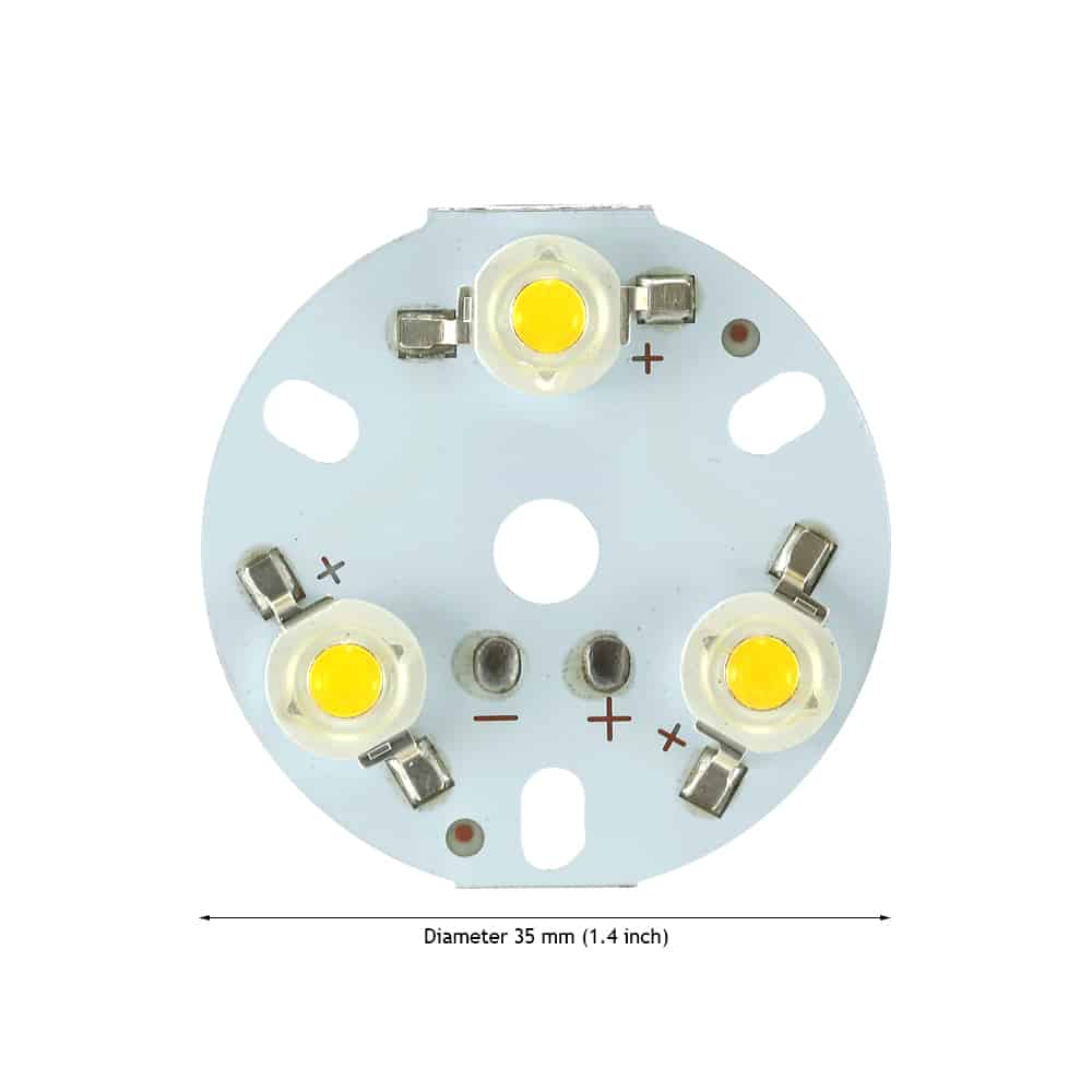 3W Constant Current On-Board 9.6V - (Cool White, Warm White)