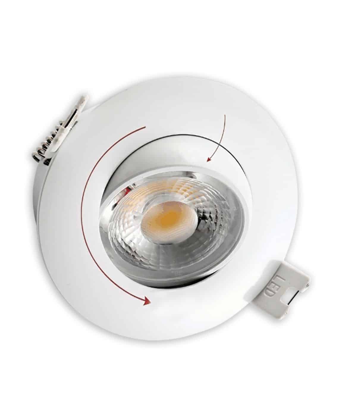 Votatec 4″ Round Eyeball 3Way CCT GS-G4-D12 120V 12W CCT(3K, 4K, 5K)