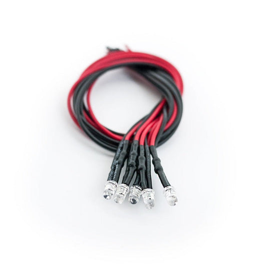 Clear Diode 3mm 12V (Pack of 5)