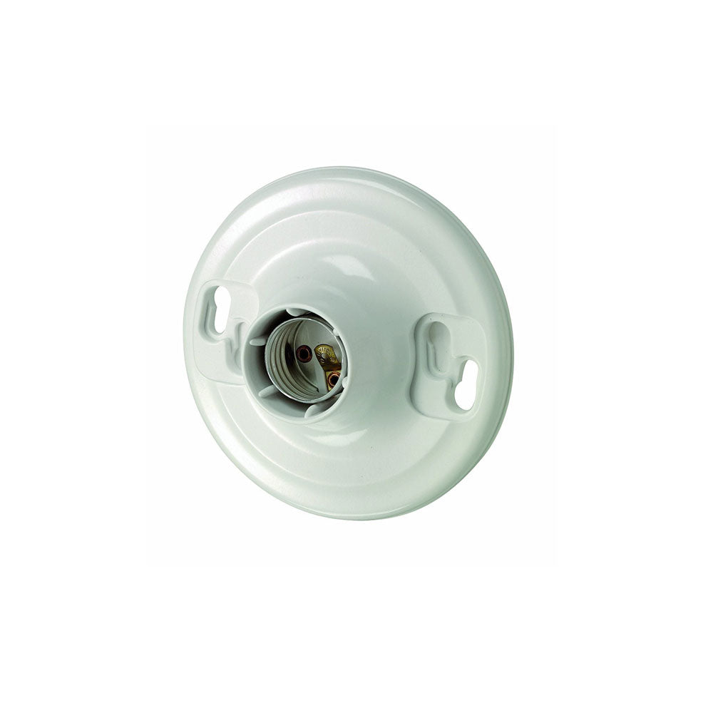 Leviton Keyless Lamp holder, White - gekpower