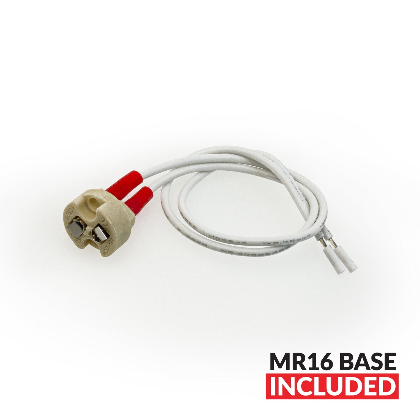 T-57 MR16 Light Fixture (White), 12V 2.75 inch Round White