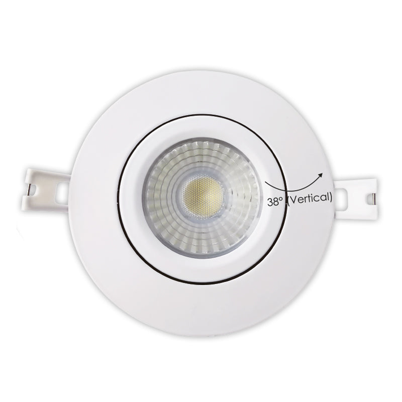 Votatec 4″ Gimbal Airtight -5 way CCT VO-GRP4W10-120-D-5WAY 120V 10W CCT(2.7K, 3K, 3.5K, 4K, 5K)