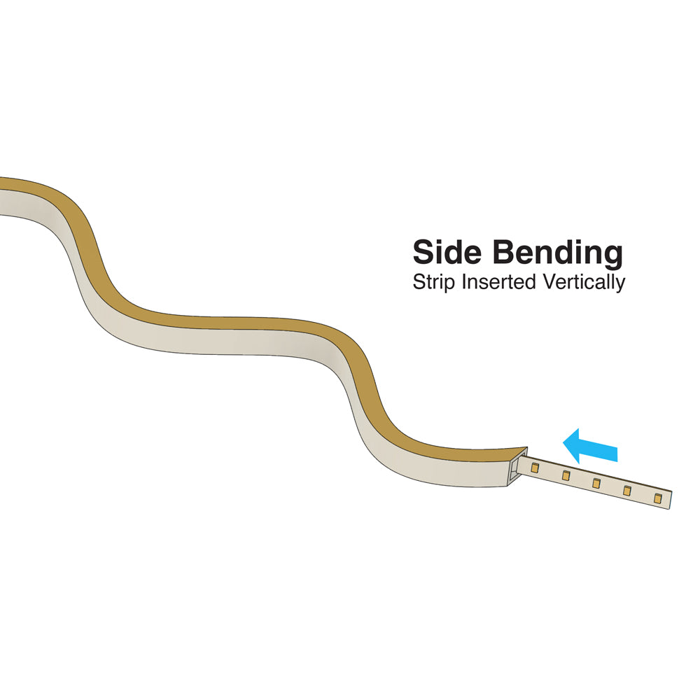 White Silicone Flexible LED Neon channel VBD-N1616-SD-W