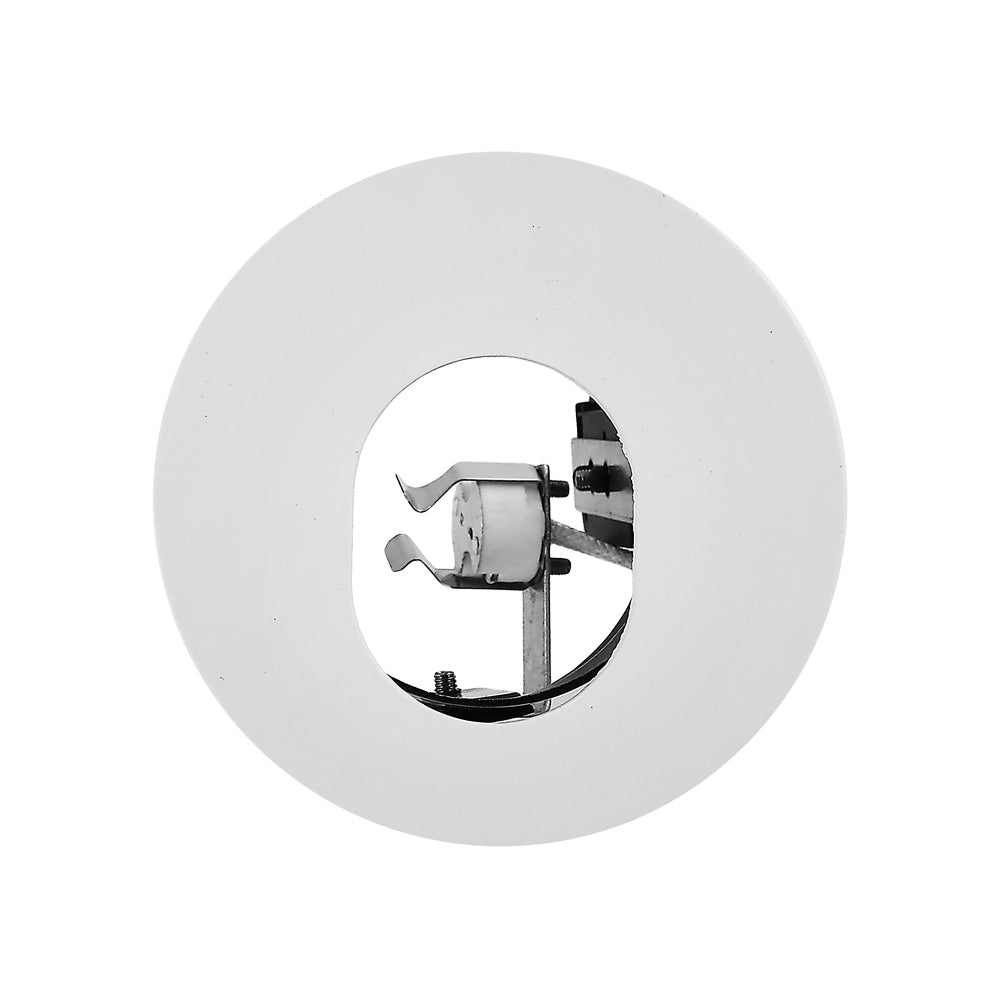 T-57 MR16 Light Fixture (White), 12V 2.75 inch Round White