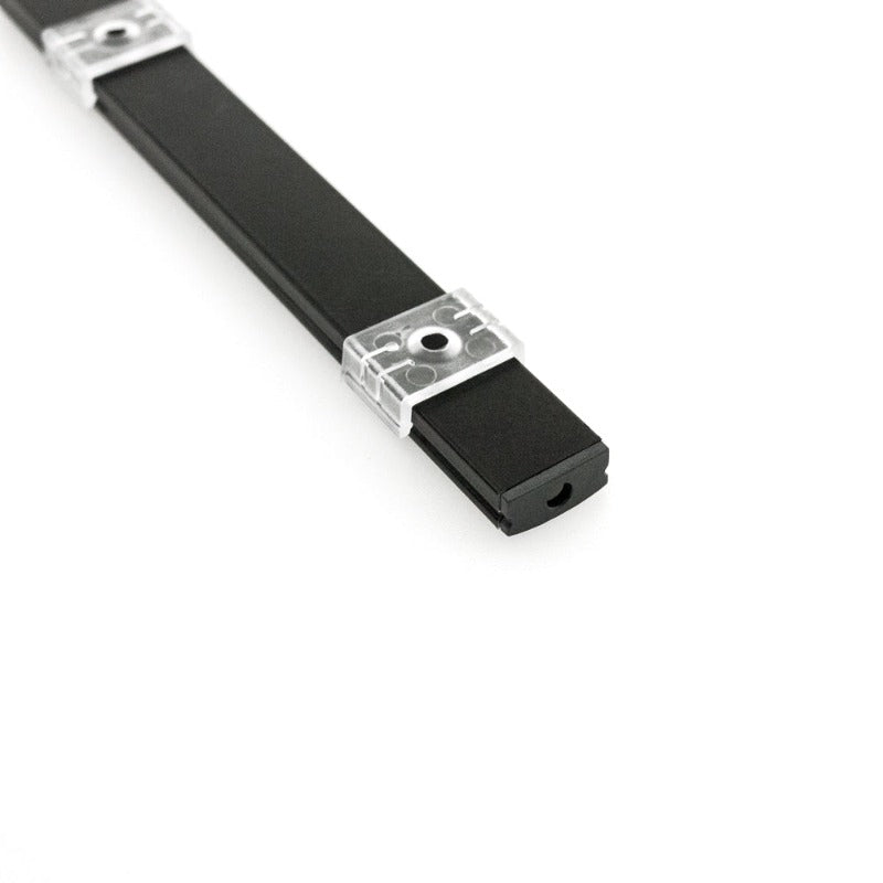 Low Profile Black Aluminum Linear LED Light for under cabinet 12V - S5B