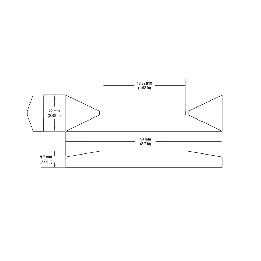 4 Inch Linear Step Light 24V Gold - CCT Options