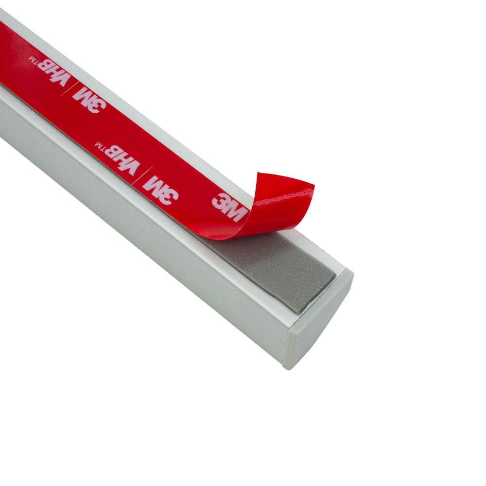 Corner Mount Silver Grey Aluminum Linear LED light for under cabinet 12V - C2