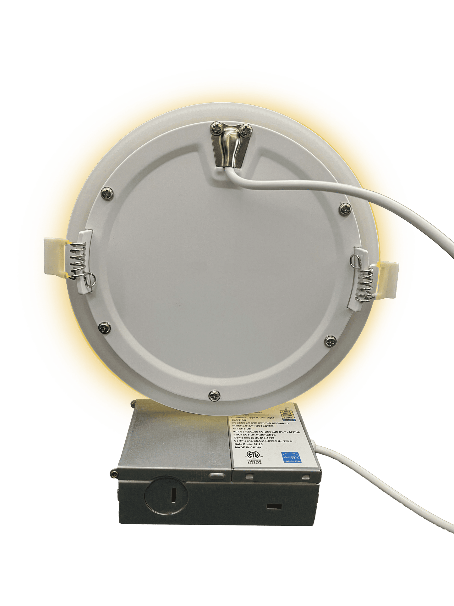 Votatec 6″ Recessed Panel Night Light P02106-NL-12W 120V 12W+3W CCT(2.7K, 3K, 3.5K, 4K, 5K)