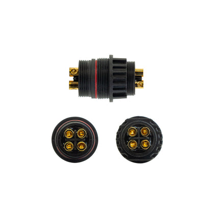 Outdoor Waterproof 2 Way Screw Type Connection Four Contact (RGB), Gekpower