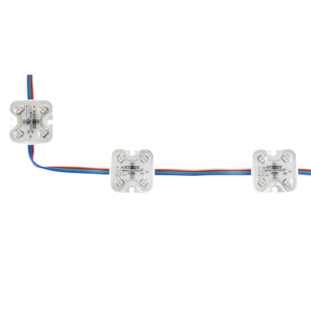 Led Module Backlighting For Sign LED Module 5050 Backlighting for sign 12V 4 LEDs – Gekpower-Canada