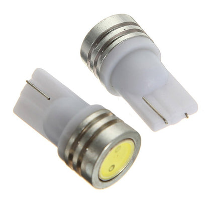 T10 Wedge Base LED Bulb COB, 12V 1W 6000K(Cool White) - GekPower