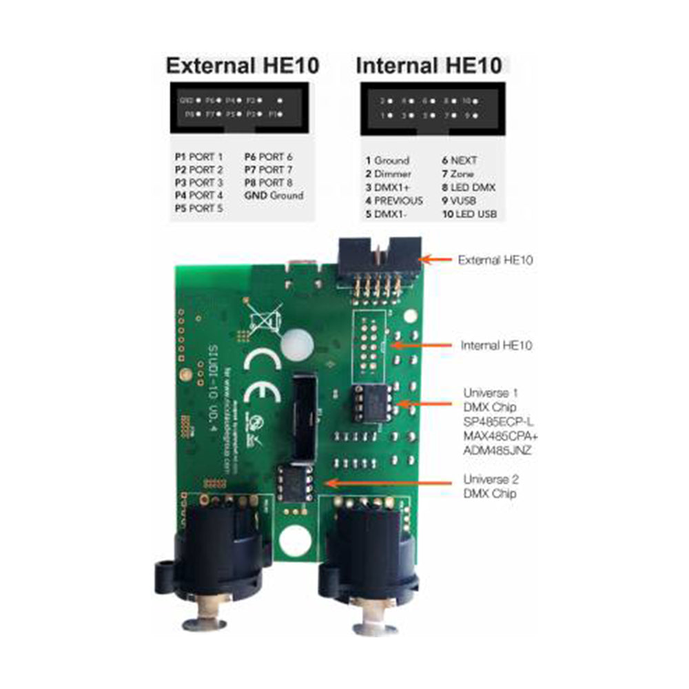 Nicolaudie Architectural SLESA-U10 Stand Alone DMX Controller WiFi USB 512-1024 Channels
