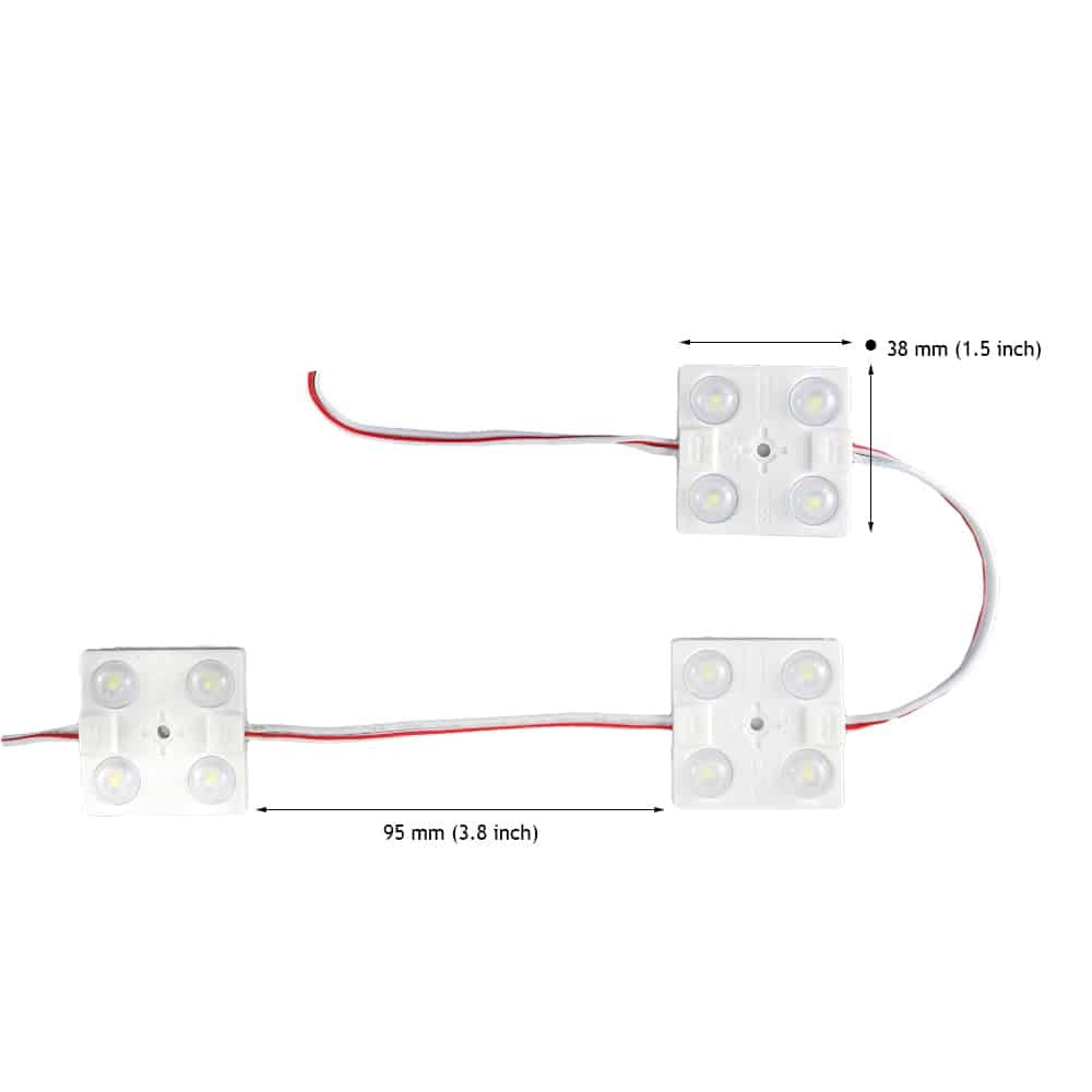 Sign Led Backlighting Kit LED Module Backlighting for sign, 12V 4 LEDs 6000K – Gekpower-Canada
