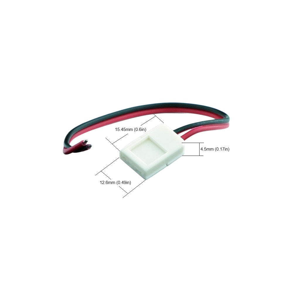 Quick Connector for 8mm LED Strip Connection, gekpower