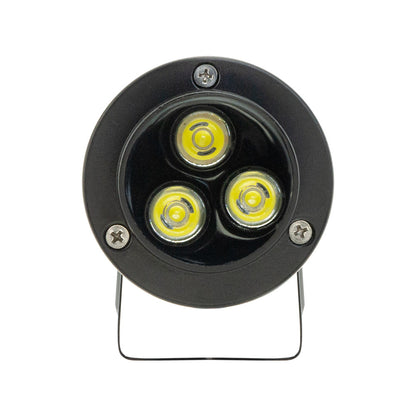 LED Landscaping Light 3 x 1W Spot Light, 12V 3W 6000K(Cool White) - gekpower