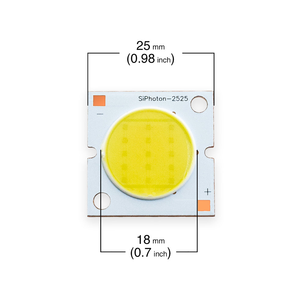 15W Constant Current COB LED Chip 6000K(Cool White)