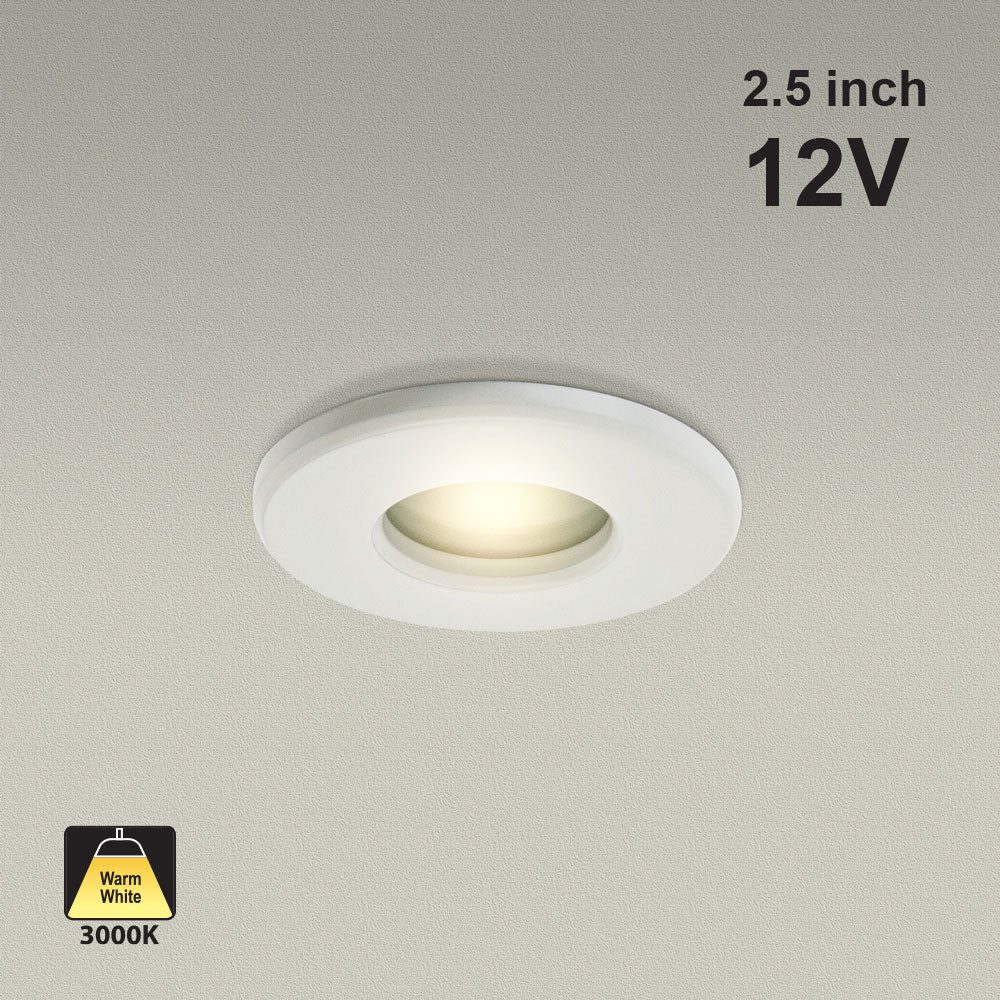 T-63 MR16 Light Fixture (White), 2.5 inch Round White mr16 fixture, gekpower