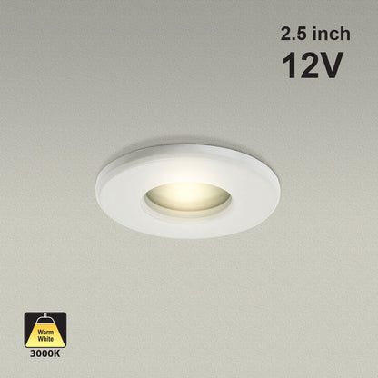 T-63 MR16 Light Fixture (White), 2.5 inch Round White mr16 fixture, gekpower