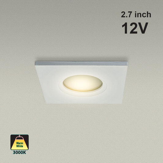     407537-T61-MR16-Light-Fixture-03  1000 × 1000px  T-61 MR16 Recessed Light Fixture, 2.75 inch Square White mr16 fixture, gekpower