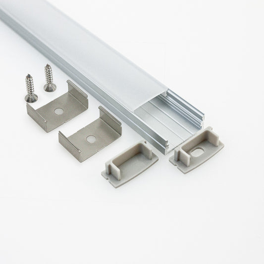 Linear Aluminum LED Channel for LED Strips 2Meters(6.5ft) VBD-CH-S6-2