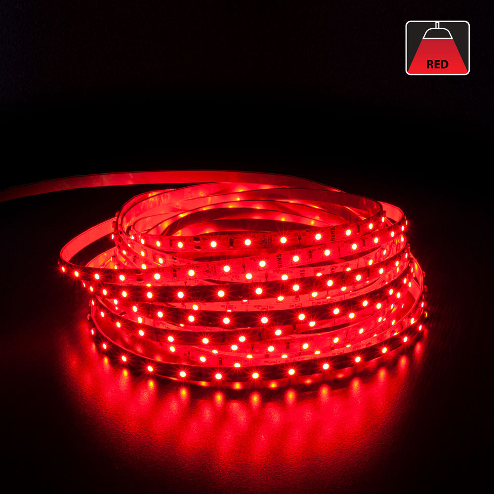 10M(32.8ft) Indoor LED Strip 3528, 12V 1.5(w/ft) 60(LEDs/m) CCT(Red, Yellow, Blue) - GekPower