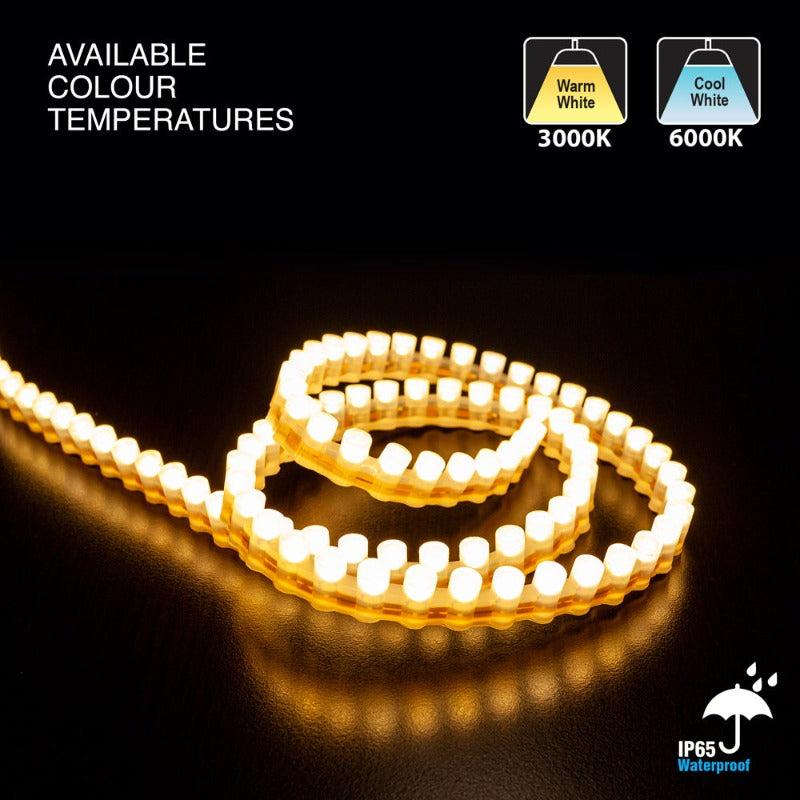 1M(3.2ft) Great Wall DIP LED Strip GW, 12V 2.5(w/ft) CCT(3K, 6K) - GekPower