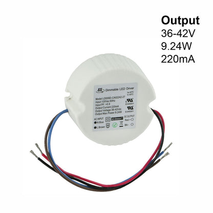 ES LD009D-CA02242-27 Constant Current LED Driver, 220mA 36-42V 9.24W max, gekpower