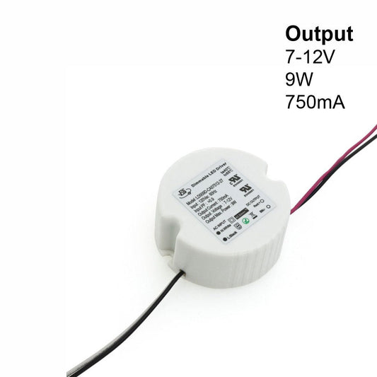 ES LD009D-CA07512-27 Constant Current LED Driver, 750mA 7-12V 9W max, gekpower