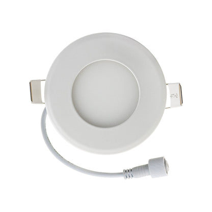 3 inch Round Dimmable Recessed LED Downlight / Ceiling Light LP-ULTD-09003, 120V 3W 5000K(Daylight), gekpower